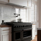 ZLINE 48 in. 6.7 cu. ft. Paramount Gas Range with 8 Burner DuoPro™ Cooktop and Dual Ovens in Black Stainless Steel, Open Box-Good Condition