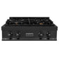 ZLINE 30 in. Porcelain Gas Rangetop in Black Stainless Steel with 4 Brass Burners (RTB-BR-30)