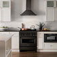 ZLINE 30 in. 4.0 cu. ft. Legacy Induction Range with 4 Element Cooktop and Electric Oven in Black Stainless Steel, Open Box-Good Condition