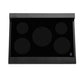 ZLINE 36 in. 4.6 cu. ft. Legacy Induction Range with 5 Element Cooktop and Electric Oven in Black Stainless Steel, Open Box-Great Condition