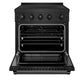 ZLINE 30 in. 4.2 cu. ft. Paramount Induction Range with 4 Element Cooktop and Electric Convection Oven in Black Stainless Steel, Open Box-Good Condition