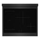 ZLINE Autograph Edition 30 in. 4.2 cu. ft. Paramount Induction Range with 4 Element Cooktop and Electric Convection Oven in Black Stainless Steel with Polished Gold Accents, Open Box-Great Condition