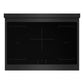 ZLINE Autograph Edition 36 in. 5.2 cu. ft. Paramount Induction Range with 5 Element Cooktop and Electric Convection Oven in Black Stainless Steel with Champagne Bronze Accents, Open Box-Great Condition