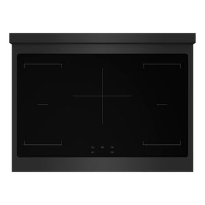 ZLINE Autograph Edition 36 in. 5.2 cu. ft. Paramount Induction Range with 5 Element Cooktop and Electric Convection Oven in Black Stainless Steel with Champagne Bronze Accents, Open Box-Great Condition