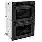 ZLINE 30 in. Professional True Convection Double Wall Oven with Air Fry and Self Clean in Black Stainless Steel, Open Box-Great Condition