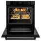ZLINE 30 in. Professional True Convection Single Wall Oven with Air Fry and Self Clean in Black Stainless Steel, Open Box-Good Condition