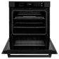 ZLINE 30 in. Professional True Convection Single Wall Oven with Air Fry and Self Clean in Black Stainless Steel, Open Box-Good Condition