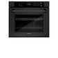 ZLINE 30 in. Professional True Convection Single Wall Oven with Air Fry and Self Clean in Black Stainless Steel (WASB-30)