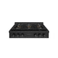ZLINE 36 in. Paramount Gas Rangetop with 6 Burner DuoPro™ Cooktop in Black Stainless Steel, Open Box-Good Condition