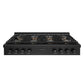 ZLINE 48 in. Paramount Gas Rangetop with 8 Burner DuoPro™ Cooktop in Black Stainless Steel, Open Box-Great Condition