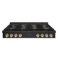 ZLINE Autograph Edition 48 in. Paramount Gas Rangetop with 8 Burner DuoPro™ Cooktop in Black Stainless Steel and Polished Gold Accents, Open Box-Good Condition