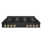 ZLINE Autograph Edition 48 in. Paramount Gas Rangetop with 8 Burner DuoPro™ Cooktop in Black Stainless Steel and Polished Gold Accents, Open Box-Great Condition