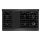 ZLINE 48 in. 6.7 cu. ft. Paramount Double Oven Dual Fuel Range with 8 Burner Gas Cooktop in Black Satin Stainless Steel, Open Box-Good Condition