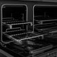 ZLINE Autograph Edition 48 in. 6.7 cu. ft. Paramount Double Oven Dual Fuel Range with 8 Burner Gas Cooktop in Black Satin Stainless Steel and Polished Gold Accents, Open Box-Good Condition