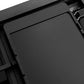 ZLINE Designer Collection 48 in. 6.7 cu. ft. Paramount Dual Fuel Range with 8 Burner DuoPro™ Cooktop and Dual Ovens in Black Satin Stainless Steel with Matte Black and Champagne Bronze Accents (PSDRBSZ-48-MBCB) reversible griddle flat side.