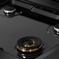 ZLINE 30 in. Paramount Gas Rangetop with 4 Burners and Porcelain Cooktop in Black Satin Stainless Steel, Open Box-Good Condition