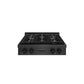 ZLINE 30 in. Paramount Gas Rangetop with 4 Burner DuoPro™ Cooktop in Black Satin Stainless Steel (PSRTBS-30) front.