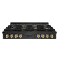 ZLINE Autograph Edition 48 in. Paramount Gas Rangetop with 8 Burner DuoPro™ Cooktop in Black Satin Stainless Steel and Champagne Bronze Accents, Open Box-Great Condition