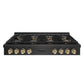 ZLINE Autograph Edition 48 in. Paramount Gas Rangetop with 8 Burner DuoPro™ Cooktop in Black Satin Stainless Steel and Polished Gold Accents, Open Box-Good Condition