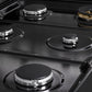 ZLINE 36 in. Classic Gas Rangetop with 6 Burners and Porcelain Cooktop in Black Stainless Steel (RTB2-36)