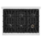 ZLINE 36 in. Classic Gas Rangetop with 6 Burners and Porcelain Cooktop in Satin Stainless Steel (RTS-36)