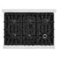 ZLINE 36 in. Classic Gas Rangetop with 6 Brass Burners and Porcelain Cooktop in Satin Stainless Steel (RTS-BR-36)