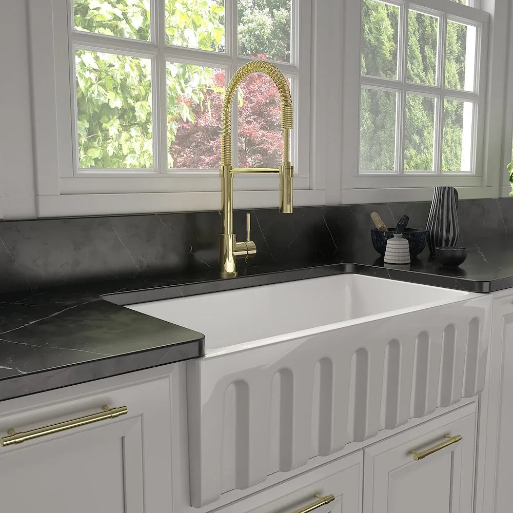 ZLINE Sierra Kitchen Faucet (SRA-KF) Polished Gold