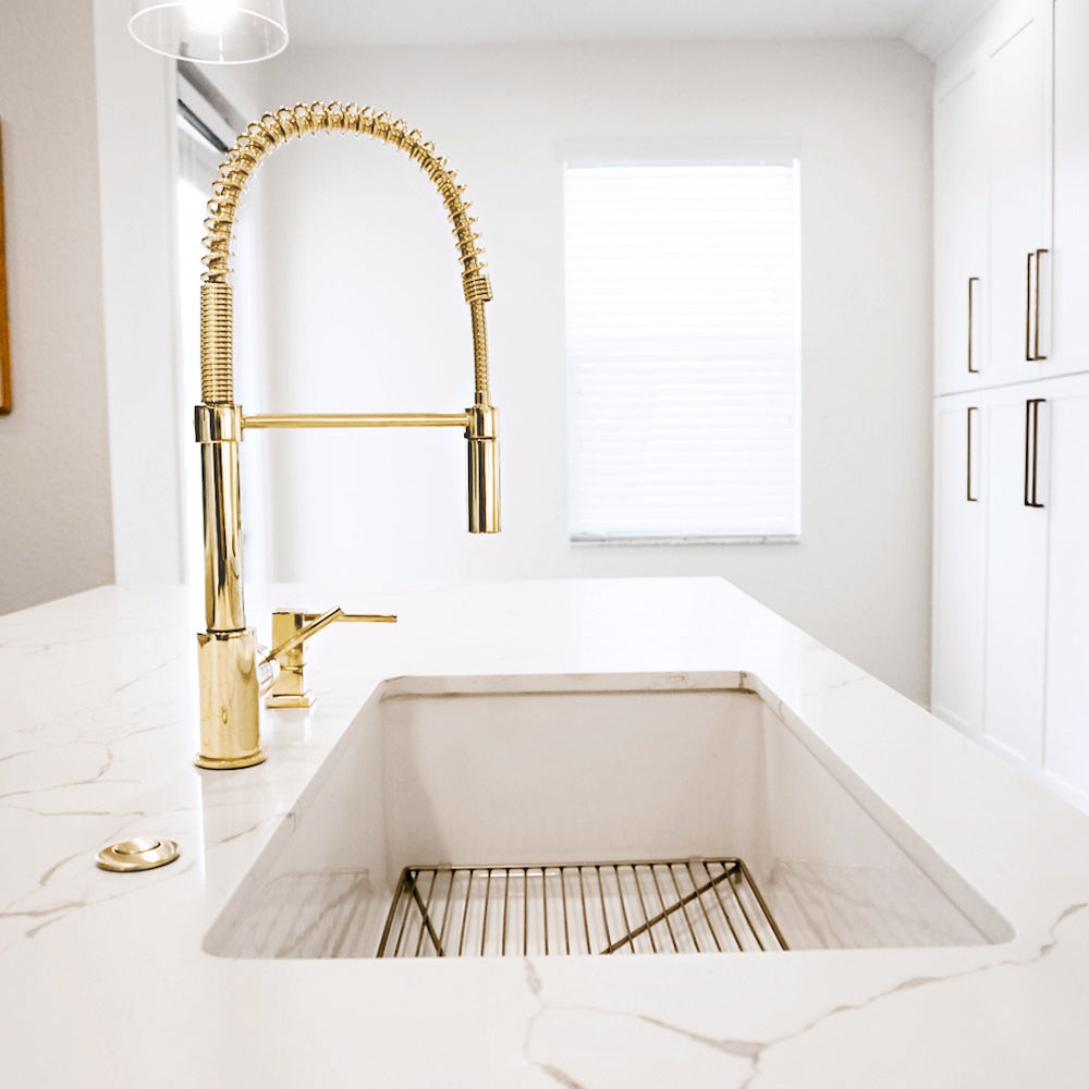 ZLINE Sierra Kitchen Faucet (SRA-KF) Polished Gold