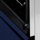 ZLINE 36 in. 4.6 cu. ft. Legacy Induction Range with 5 Element Cooktop and Electric Oven in Satin Stainless Steel and Blue Gloss Door, Open Box-Good Condition
