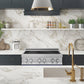 ZLINE 30 in. 4.0 cu. ft. Legacy Induction Range with 4 Element Cooktop and Electric Oven in Satin Stainless Steel and Blue Matte Door, Open Box-Good Condition