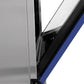 ZLINE 36 in. 4.6 cu. ft. Legacy Induction Range with 5 Element Cooktop and Electric Oven in Satin Stainless Steel and Blue Matte Door, Open Box-Good Condition