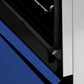 ZLINE 36 in. 4.6 cu. ft. Legacy Induction Range with 5 Element Cooktop and Electric Oven in Satin Stainless Steel and Blue Matte Door, Open Box-Good Condition