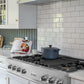 ZLINE 48 in. Legacy Gas Rangetop with 7 Brass Burners and Porcelain Cooktop in Satin Stainless Steel (RTS-BR-48)