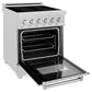 ZLINE 24 in. 2.8 cu. ft. Legacy Induction Range with 4 Element Cooktop and Electric Oven in Satin Stainless Steel, Open Box-Great Condition