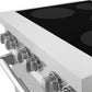ZLINE 30 in. 4.0 cu. ft. Legacy Induction Range with 4 Element Cooktop and Electric Oven in Satin Stainless Steel, Open Box-Good Condition