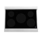 ZLINE 36 in. 4.6 cu. ft. Legacy Induction Range with 5 Element Cooktop and Electric Oven in Satin Stainless Steel, Open Box-Good Condition
