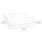 ZLINE 24 in. Induction Cooktop with 4 Burners, Open Box-Good Condition