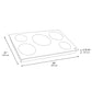 ZLINE 36 in. Induction Cooktop with 5 Burners, Open Box-Great Condition
