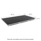 ZLINE 36 in. Induction Cooktop with Anti-Scratch Glass and 5 Elements (FCIND-36) with dimensions labeled.