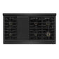 ZLINE 48 in. 6.7 cu. ft. Marino Double Oven Dual Fuel Range in Black Stainless Steel with 8 Brass Burners (MDRB-BR-48)