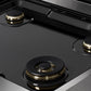 ZLINE 30 in. 4.2 cu. ft. Marino Dual Fuel Range with Gas Cooktop and Electric Convection Oven in Satin Stainless Steel with 4 Brass Burners (MDRS-BR-30)