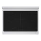 ZLINE Autograph Edition 36 in. 5.2 cu. ft. Marino Induction Range with 5 Element Cooktop and Electric Convection Oven in Satin Stainless Steel with White Matte Door and Champagne Bronze Accents (MINRSZ-WM-36-CB)