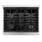 ZLINE 30 in. 4.2 cu. ft. Marino Dual Fuel Range with 4 Burner Gas Cooktop and Electric Convection Oven in Satin Stainless Steel (MDRS-30)