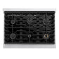 ZLINE 36 in. 5.2 cu. ft. Marino Gas Range with 6 Burner Cooktop and Convection Gas Oven in Satin Stainless Steel (MGRS-36)