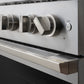 ZLINE 36 in. 5.2 cu. ft. Marino Gas Range with Convection Gas Oven in Satin Stainless Steel with 6 Brass Burners (MGRS-BR-36)