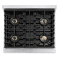 ZLINE 30 in. 4.2 cu. ft. Marino Gas Range with 4 Burner DuoPro™ Cooktop and Convection Gas Oven in Satin Stainless Steel (PMGRS-30)