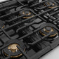 ZLINE 36 in. 5.2 cu. ft. Marino Gas Range with 6 Burner DuoPro™ Cooktop and Convection Gas Oven in Satin Stainless Steel (PMGRS-36)