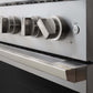 ZLINE 36 in. 5.2 cu. ft. Marino Gas Range with 6 Burner DuoPro™ Cooktop and Convection Gas Oven in Satin Stainless Steel (PMGRS-36)