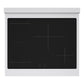 ZLINE Autograph Edition 30 in. 4.2 cu. ft. Marino Induction Range with 4 Element Cooktop and Electric Convection Oven in Stainless Steel with Champagne Bronze Accents (MINRZ-30-CB)