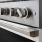 ZLINE 36 in. 5.2 cu. ft. Marino Dual Fuel Range with 6 Burner DuoPro™ Cooktop and Electric Convection Oven with White Matte Door (PMDR-WM-36)